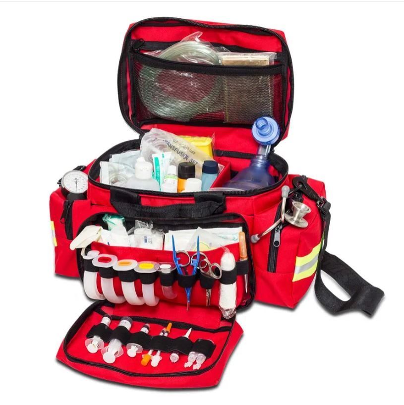 Sac de secours / urgence et d'intervention LEGER rouge ELITE BAGS