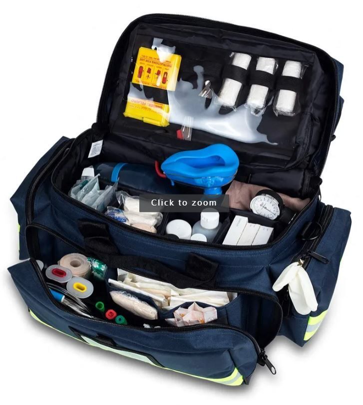 Sac de secours / urgence et d'intervention GRANDE CAPACITE bleu marine ELITE BAGS