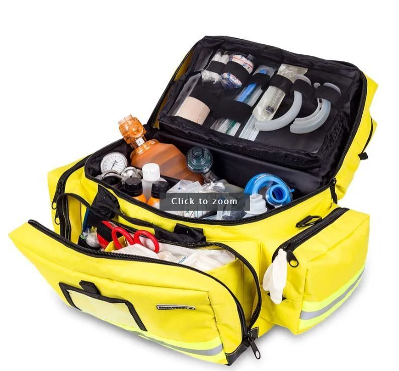 Sac de secours / urgence et d'intervention GRANDE CAPACITE jaune ELITE BAGS