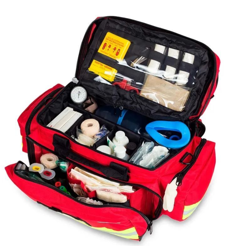 Sac de secours / urgence et d'intervention GRANDE CAPACITE rouge ELITE BAGS