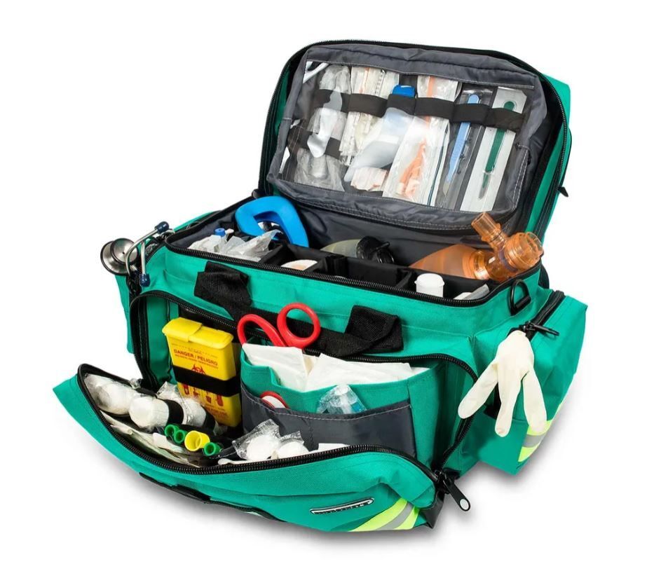 Sac de secours / urgence et d'intervention GRANDE CAPACITE vert ELITE BAGS