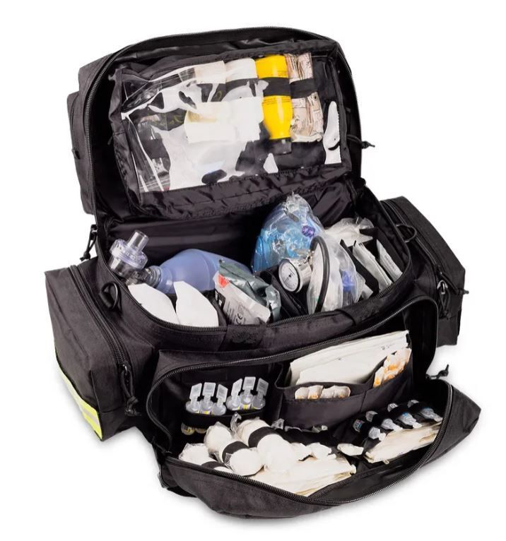 Sac de secours / urgence et d'intervention GRANDE CAPACITE noir ELITE BAGS