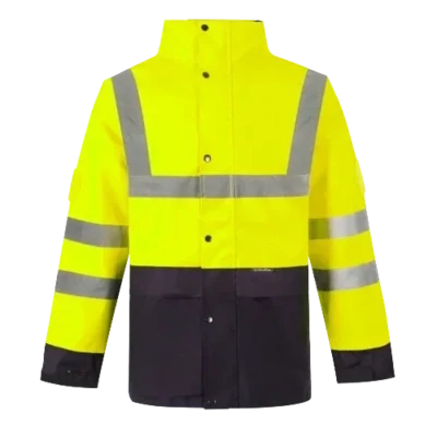 Parka veste de pluie MADUO V jaune haute visibilité CODUPAL