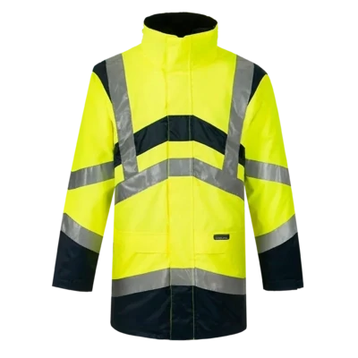Parka veste de pluie ELYSE V jaune haute visibilité CODUPAL
