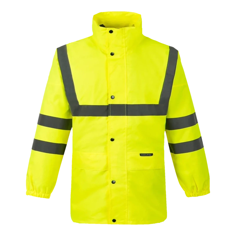 Parka veste de pluie MAEVA V jaune haute visibilité CODUPAL