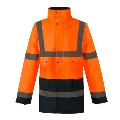 Parka veste de pluie haute visibilité TEIHO orange CODUPAL