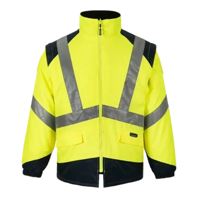 Blouson ELYSE B haute visibilité jaune manches amovibles CODUPAL