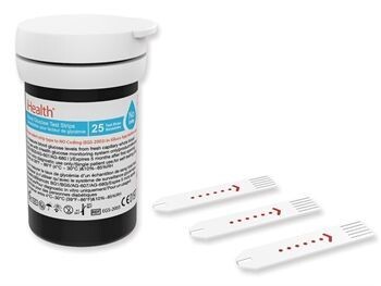 Bandelettes glucose iHealth pour glucomètre GIMA