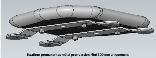 Fixations permanentes métal pour ORTUS 300 mm uniquement
STANDBY MERCURA