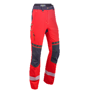 Pantalon de grimpe / travail rouge KANOP SOLIDUR