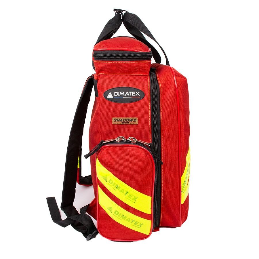 Sac de secours / urgence et d'intervention PEARL Rouge DIMATEX