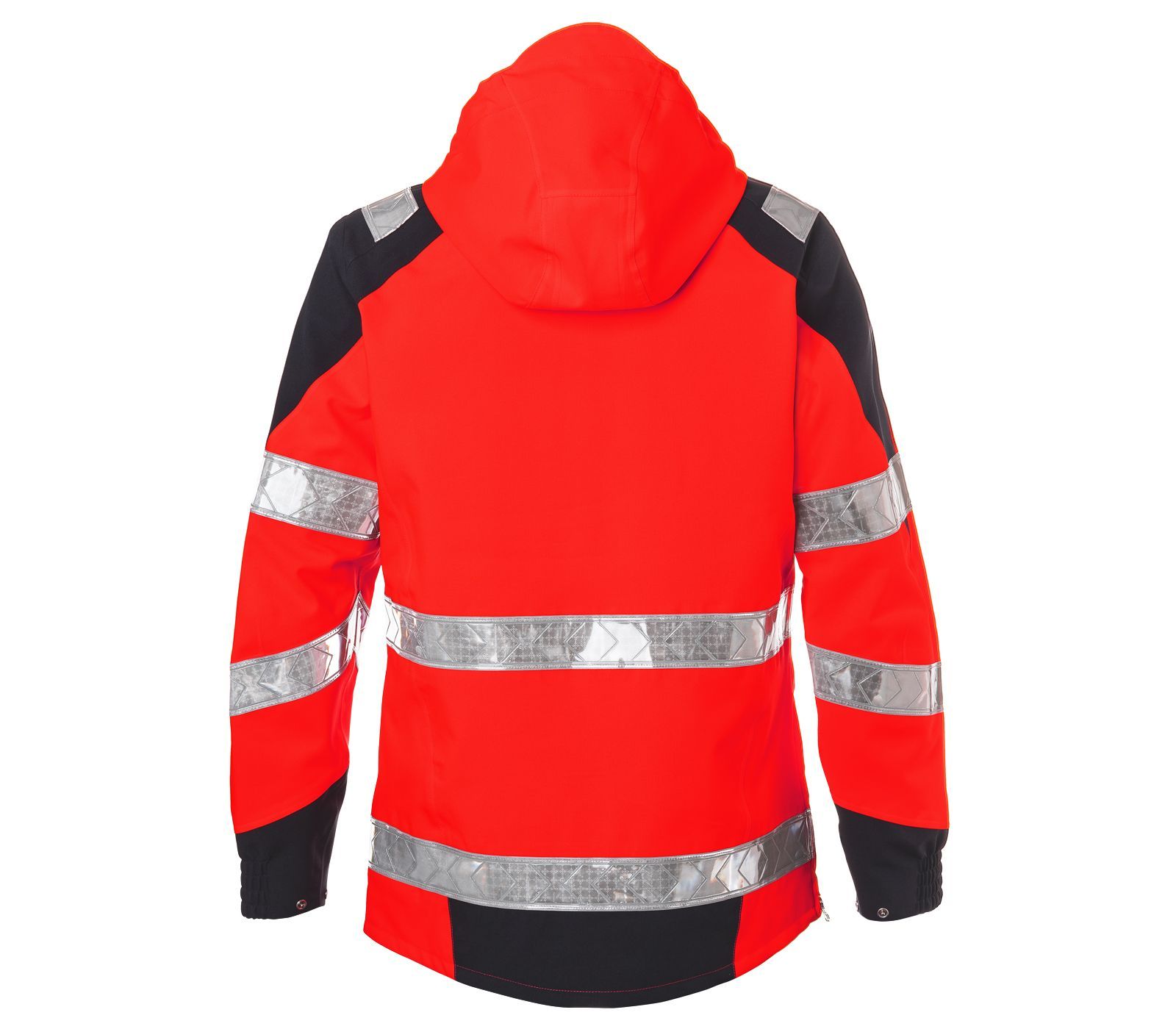 Parka / veste de pluie haute visibilité rouge fluo KÜBLER