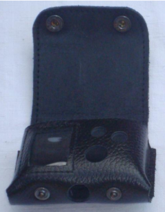 Housse cuir grand rabat pour pager / bip swissphone séries DE700 / DE900