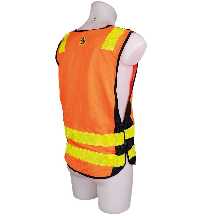 Chasuble / gilet d'identification PADDOCK Orange DIMATEX