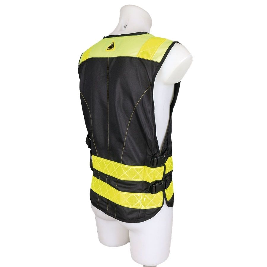 Chasuble / gilet d'identification PADDOCK Noir DIMATEX