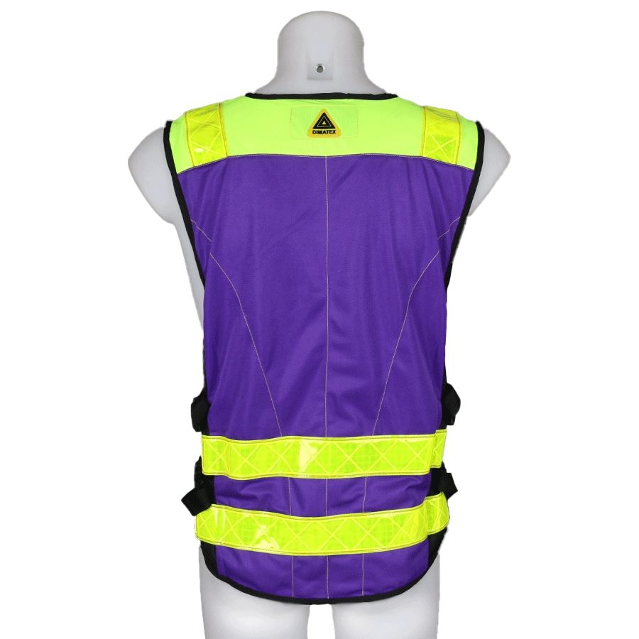 Chasuble / gilet d'identification PADDOCK Violet DIMATEX