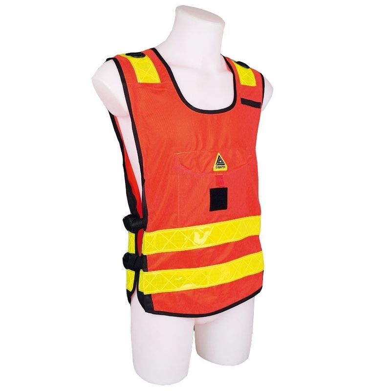 Chasuble / gilet d'identification PADDOCK Rouge DIMATEX