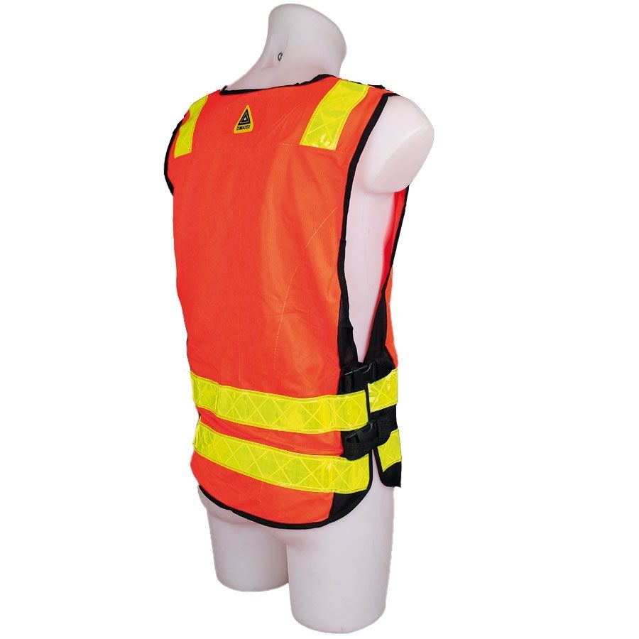 Chasuble / gilet d'identification PADDOCK Rouge DIMATEX