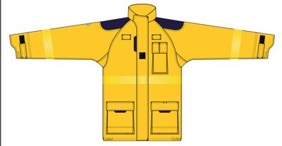 Veste d'intervention textile - feux d’espaces naturels sapeurs-pompiers SIOEN