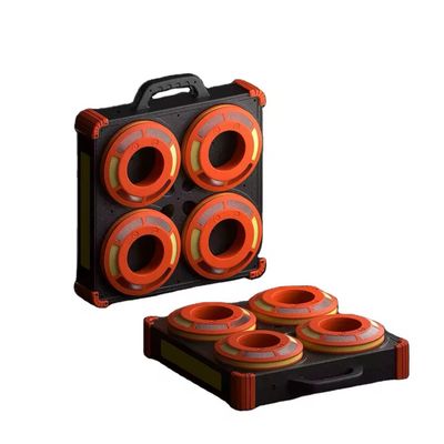 Valise de 8 balises lumineuses séquentielles pour cône de lubeck BG-SAFETY