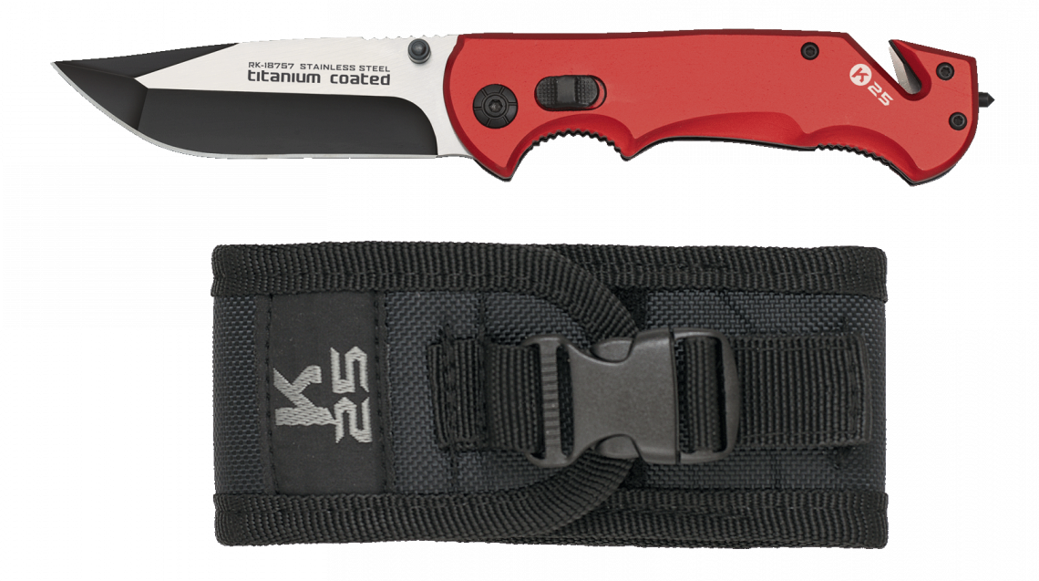 Couteau pliant K25 lame 9 avec housse ALBAINOX