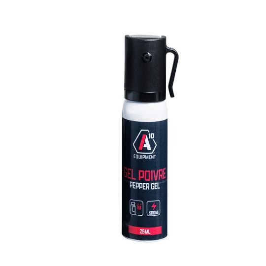 Aérosol de défense, lacrymogène SÉCU-ONE gel poivre 25 ml A10 EQUIPMENT