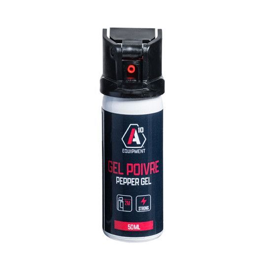 Aérosol de défense, lacrymogène SÉCU-ONE gel poivre 50 ml A10 EQUIPMENT