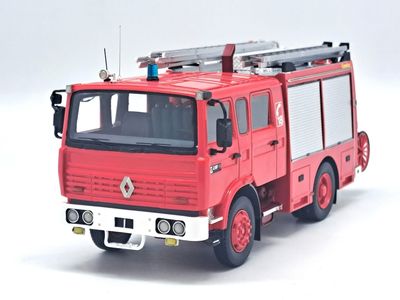 Véhicule miniature sapeurs-pompiers RENAULT G230 PHASE 2 FPT CAMIVA ROUGE AVEC DECALQUES 1/43 ALERTE