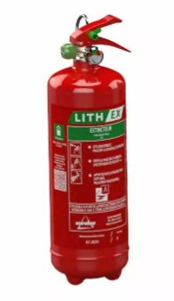 Extincteur 2 L LITH-EX feux de batterie lithium EUROFEU