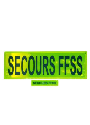 Dossard bandeau FLAP et bande patronymique SECOURS FFSS BG-SAFETY Dossard bandeau FLAP et bande patronymique SECOURS FFSS BG-SAFETY