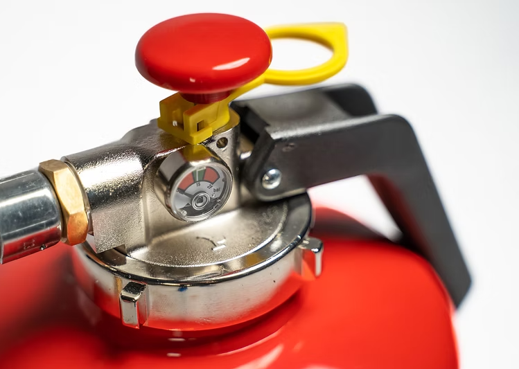 Extincteur de formation / d’entrainement incendie à eau pression auxiliaire rechargeable 6L avec bouton poussoir HazardTrainer