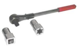 Clé à cliquet à inversion pour poteaux incendie POK Clé à cliquet à inversion pour poteaux incendie POK