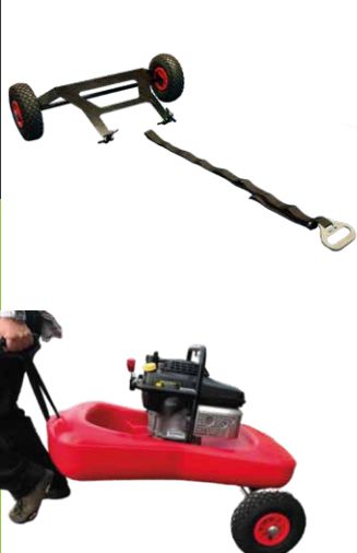 Kit de transport sur roues pour motopompe d'aspiration flottante 3,5 et 6 CV AQUAFAST