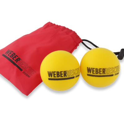 Balles en mousse d'intervention sapeurs-pompiers secours routiers WEBER RESCUE