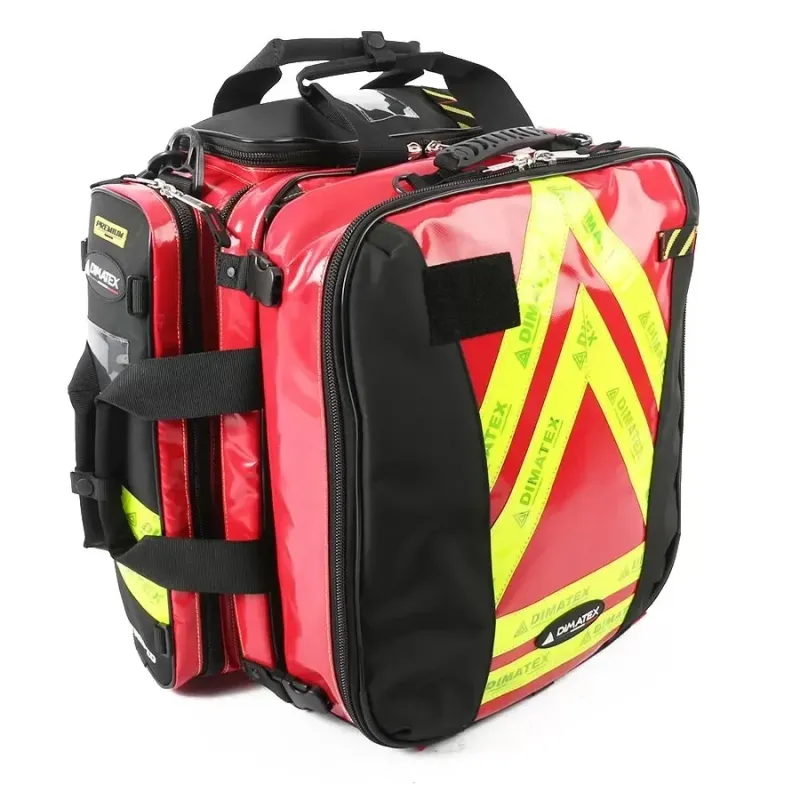 Sac de secours / urgence et d'intervention INTREPID PVC Rouge DIMATEX