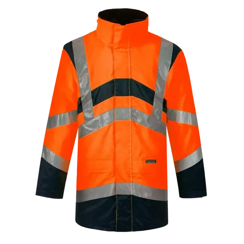 Parka veste de pluie ELYSE V orange haute visibilité CODUPAL