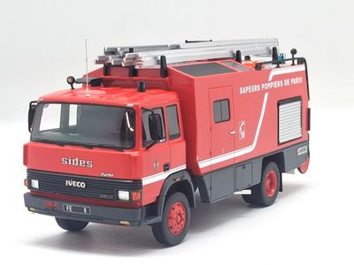 Véhicule miniature sapeurs-pompiers IVECO 135-17 FE 8 sides BSPP 1/43 ALERTE Véhicule miniature sapeurs-pompiers IVECO 135-17 FE 8 sides BSPP 1/43 ALERTE