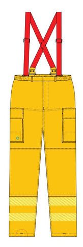 Pantalon d'intervention textile - feux d’espaces naturels sapeurs-pompiers SIOEN