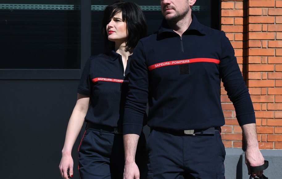Polo technique type C manches longues sapeurs-pompiers  label sécurité civile EUROPA-KIMACHE