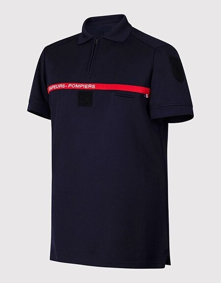 Polo manches courtes sapeurs-pompiers double face type B label sécurité civile EUROPA KIMACHE Polo manches courtes sapeurs-pompiers double face type B label sécurité civile EUROPA KIMACHE