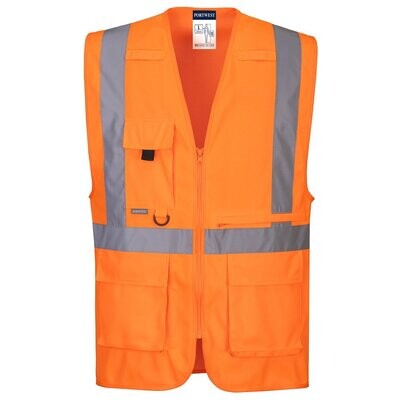 Gilet Executive haute visibilité avec poche pour tablette PORTWEST