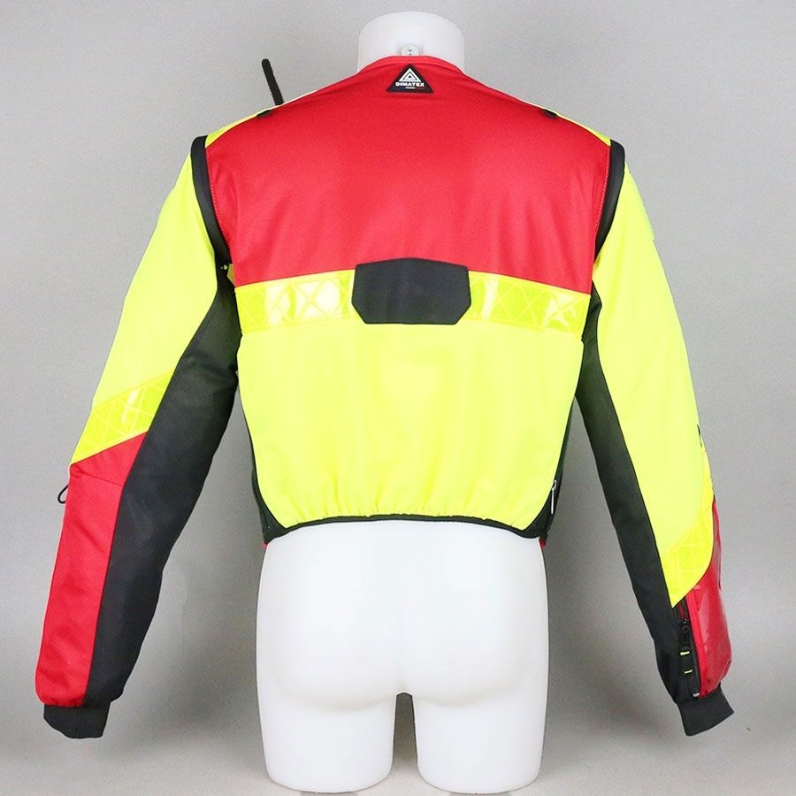 Gilet d’intervention Fury rouge manches amovibles DIMATEX