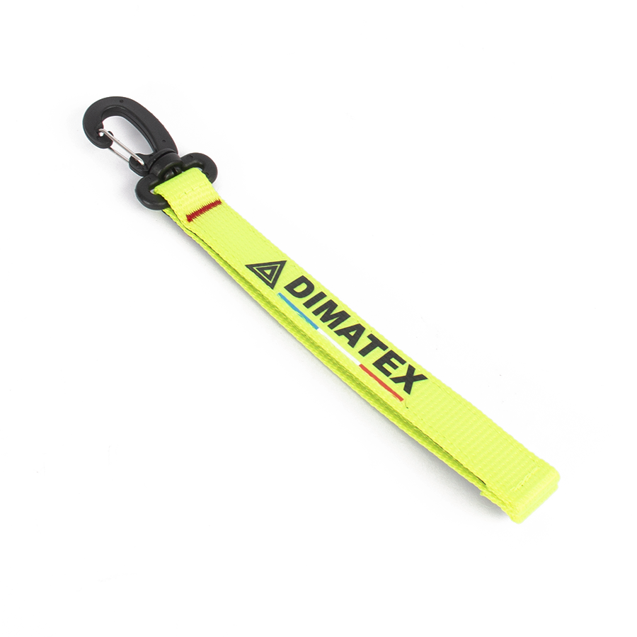 Porte gants jaune avec auto-agrippant capture DIMATEX