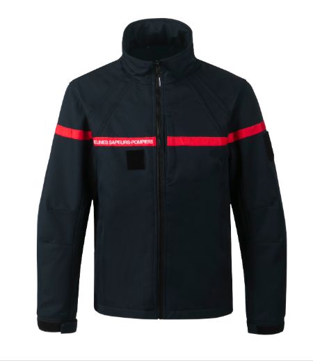 Softshell jeunes sapeurs-pompiers JSP  LOLA 4 CODUPAL