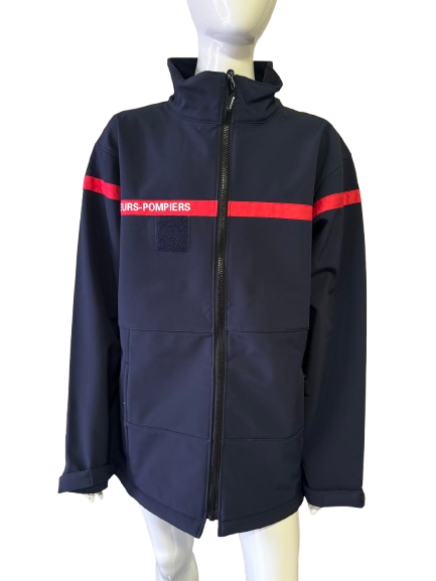 Veste softshell NEW LOLA sapeurs-pompiers CODUPAL - DÉSTOCKAGE