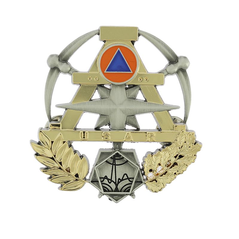 Insigne sécurité civile / sapeurs-pompiers USAR OR Insigne sécurité civile / sapeurs-pompiers USAR OR