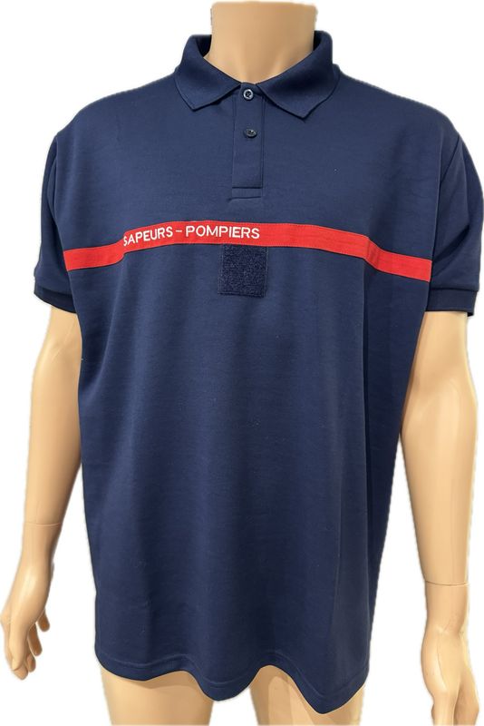 Polo manches courtes double faces  sapeurs-pompiers col boutons BG-SAFETY - DÉSTOCKAGE