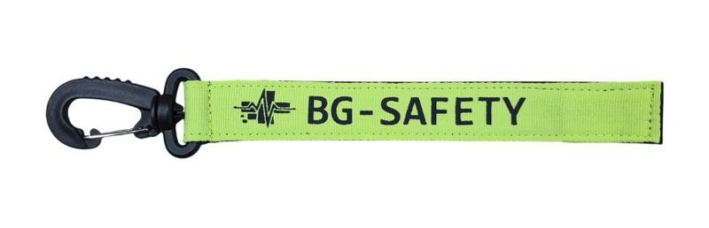 Porte gants jaune avec auto-agrippant BG-SAFETY