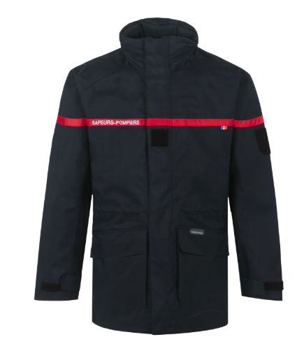 Parka / veste de pluie sapeurs-pompiers ALEX/RT label sécurité civile CODUPAL Parka / veste de pluie sapeurs-pompiers ALEX/RT label sécurité civile CODUPAL