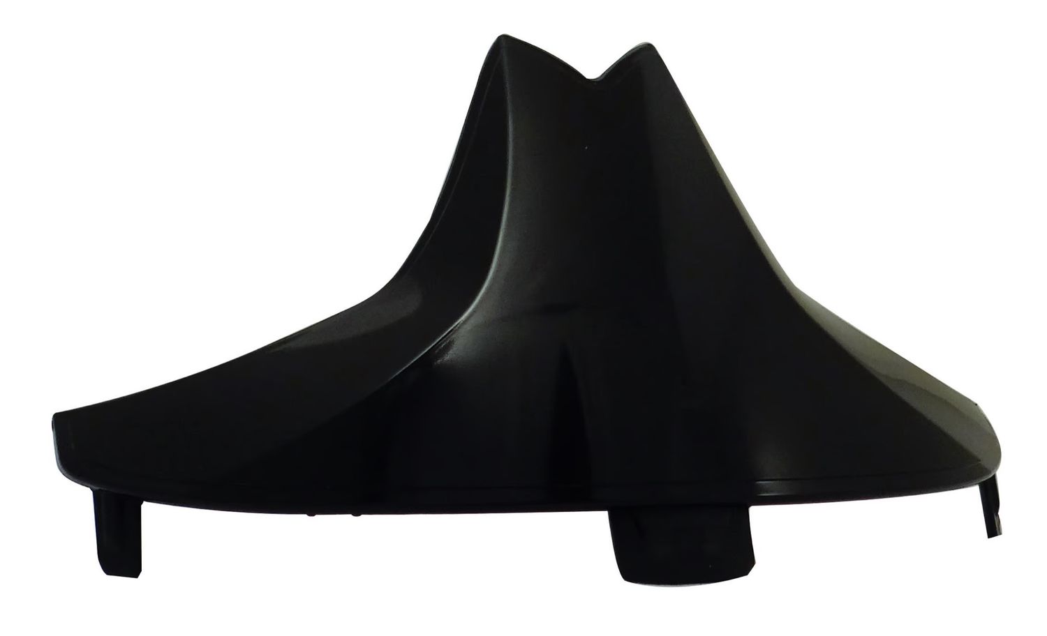 Plaque attribut noire lisse pour casque F1XF MSA